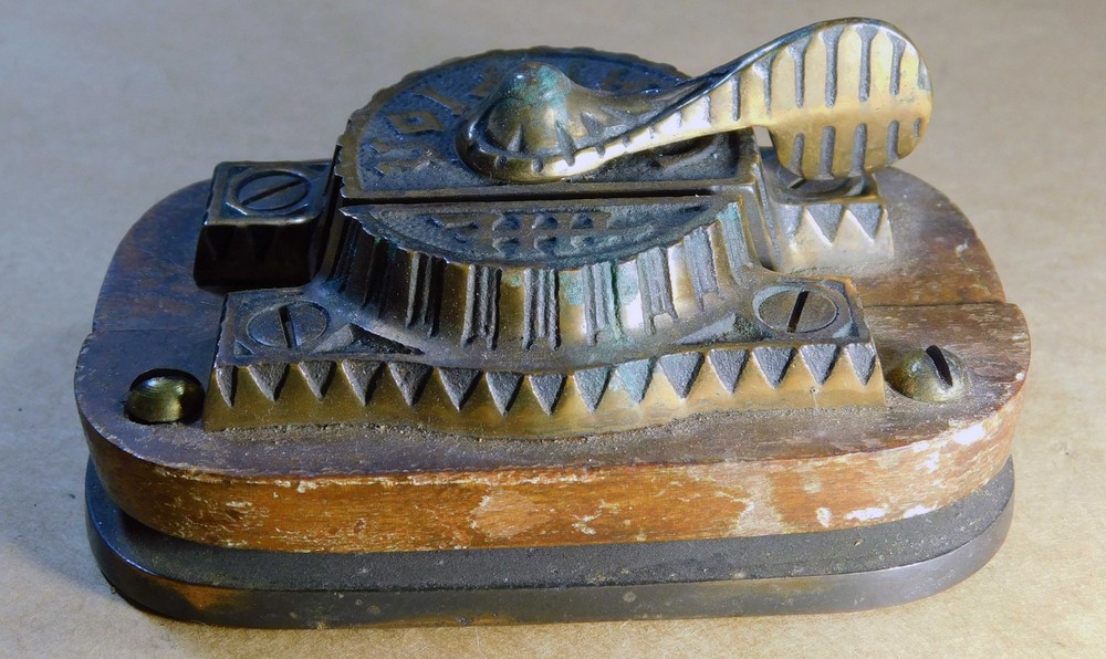 The Champion antique window lock display