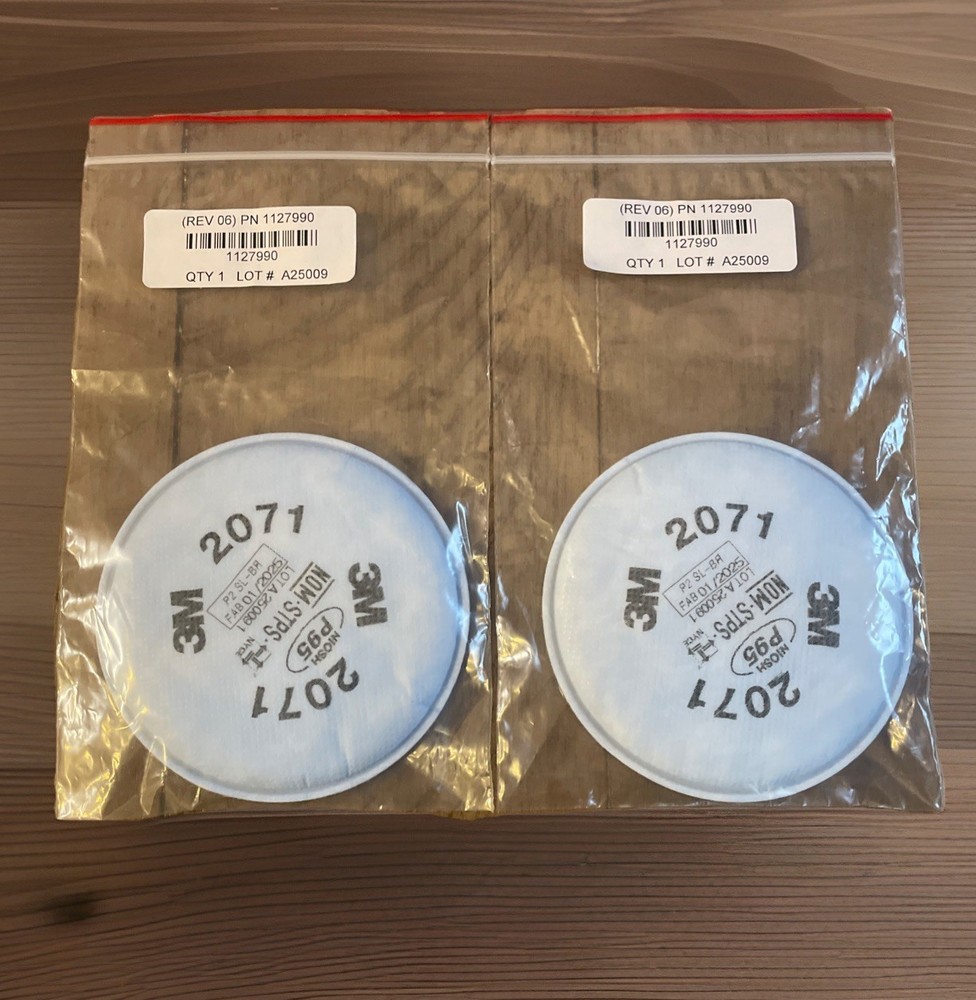 (2 Pack) 3M 2071 P95 Particulate Air Filters