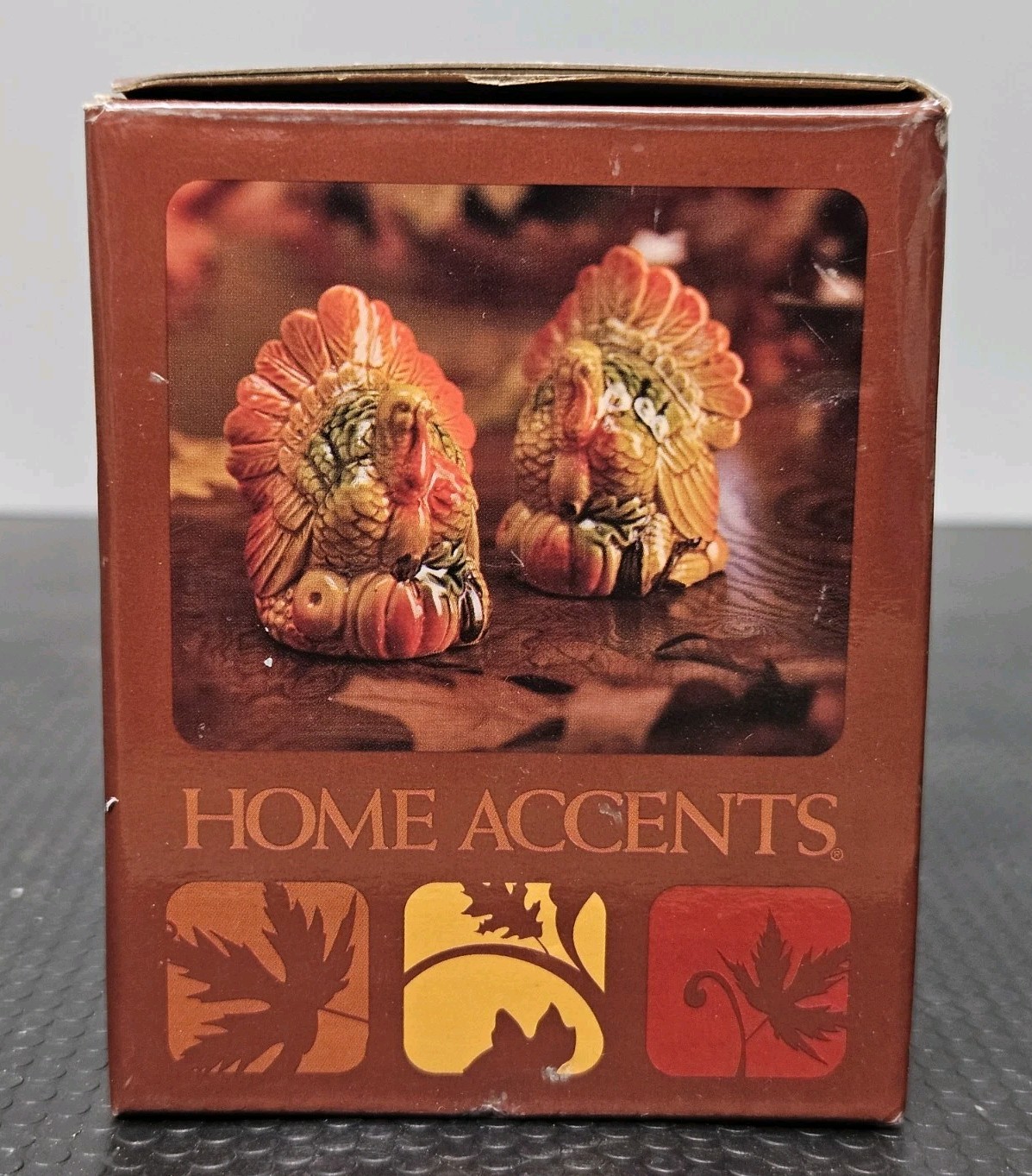 Thanksgiving Turkey Salt And Pepper Shakers Set- Home Accents