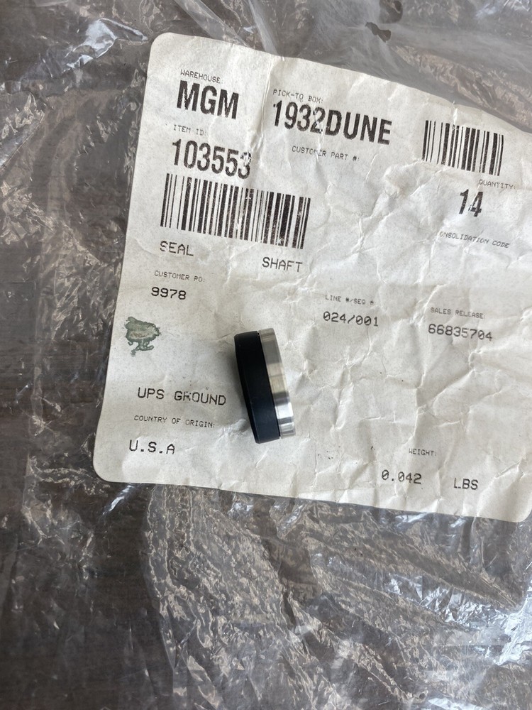 Graco 103553 seal shaft
