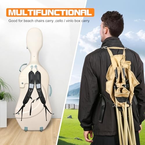 Backpack Straps with Clips,adjustable Padded shoulder strap Replacement Black