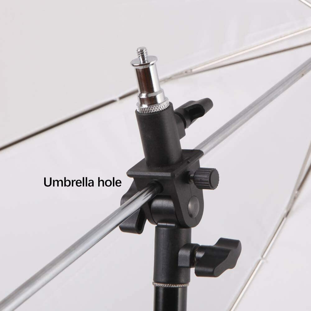 D Type Flash Speedlight Stand Bracket Shoe Mount Adapter Spigot Umbrella Holder