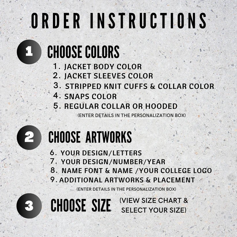 Custom Satin Jacket Personalized Jacket Varsity Jacket Embroidered Jacket