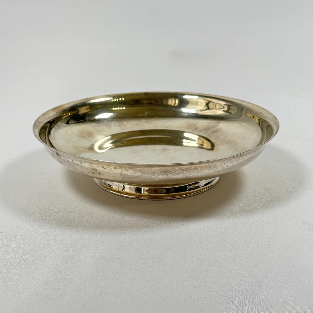 Vintage WM. A. Rogers  Silver-Plated 6" Footed Bowl