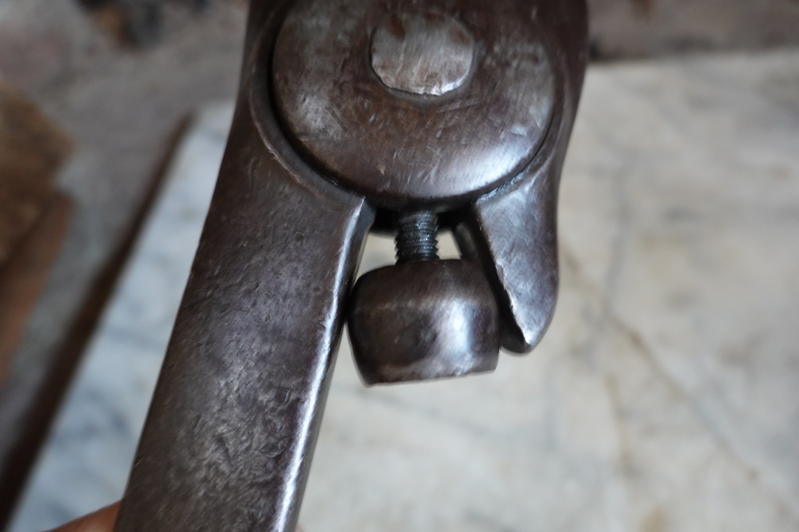 Antique "BOYNTON" ADJUSTABLE ALLIGATOR WRENCH Jun 14 1887 Mechanic Carpenter