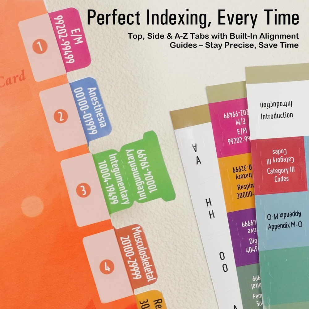 Index Tabs for CPT 2025 Professional Edition AMA Version | Code 2025 Cpt