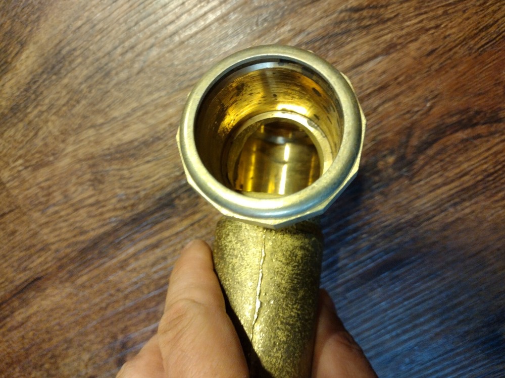 1.5" Brass Pipe Lot 4 Pieces