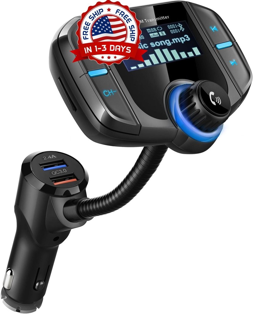 Universal Cargador De Reproductores Para Carro Reproductor Con Bluetooth MP3 USB