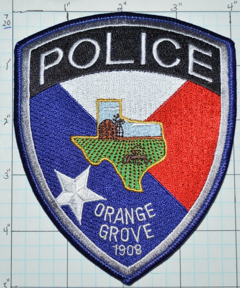 TEXAS, ORANGE GROVE POLICE DEPT PATCH