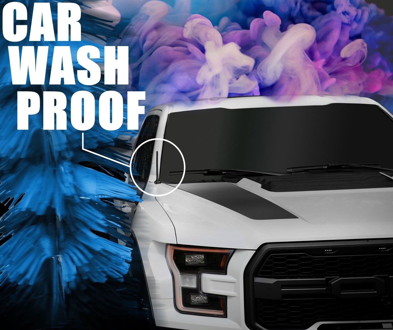 **THE ORIGINAL** 6 3/4" ANTENNA MAST - FITS: 2006-2024 Chevrolet Silverado 1500