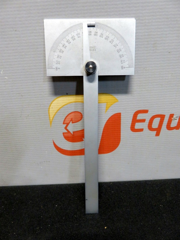 Starrett C183 Protractor Stainless Rectangular Head Machinist Tool