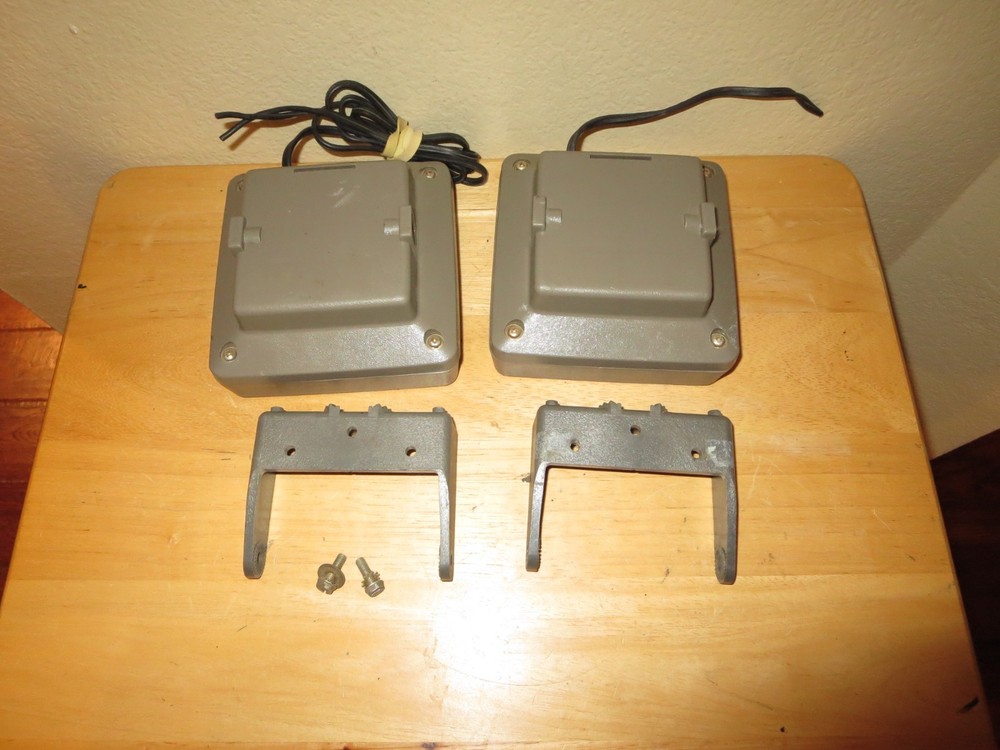 2 General Electric External Speaker Mounting Bracket CB & Ham & Scanner Radios