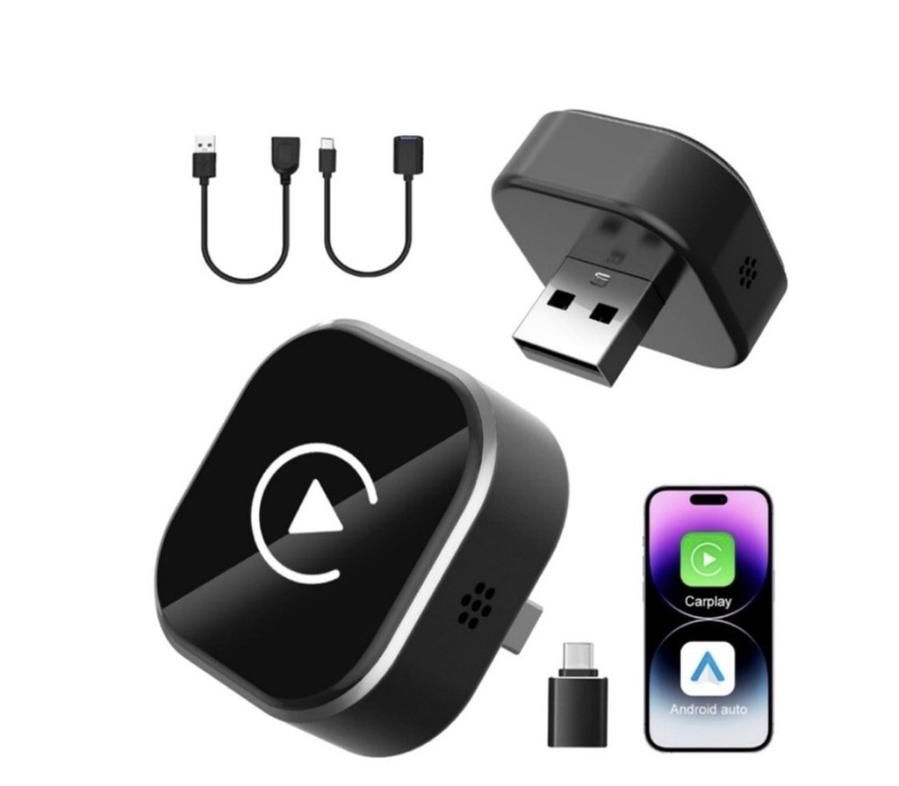 Wireless CarPlay Adapter for Android Auto - 3 in 1 Screen Mirror Android auto