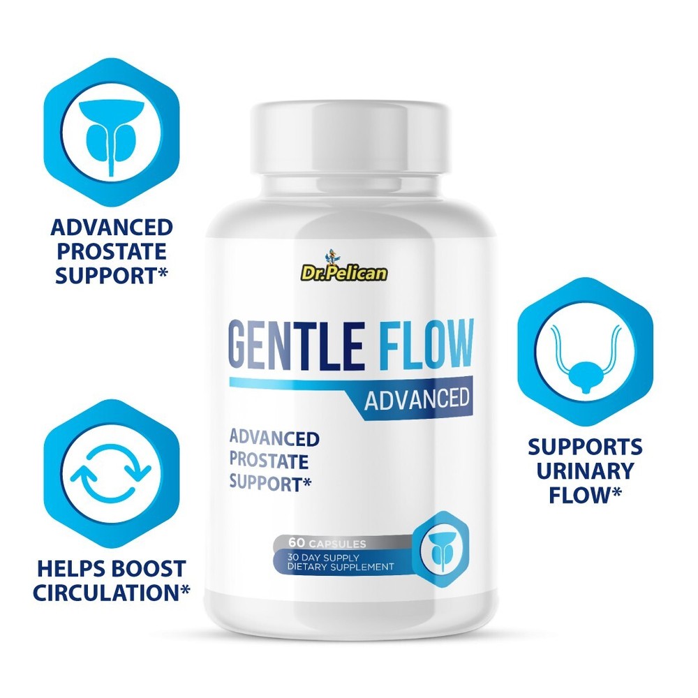 Gentle Flow Advanced - Prostate Support- 4 Bottles- 240 Capsules