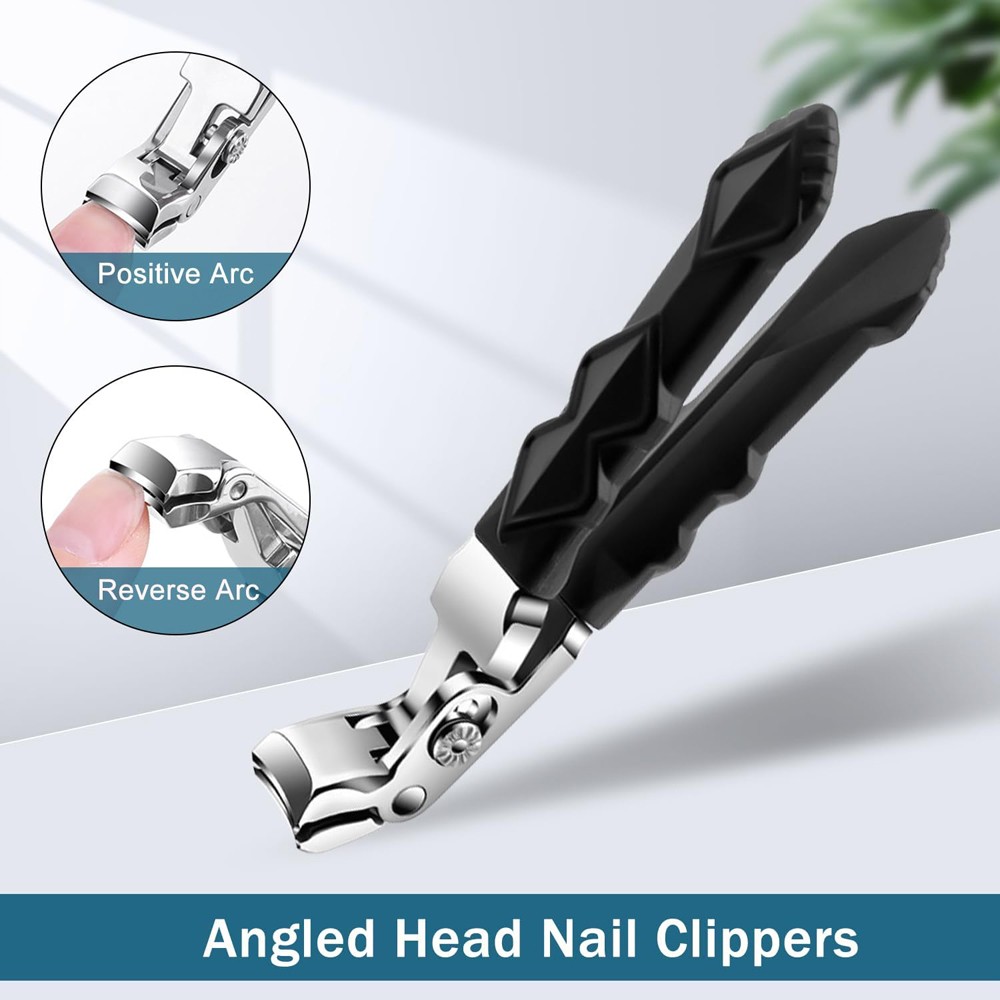 Toe Nail Clipper Professional Extra Large Thick Nails Sharp Heavy Duty Stainless