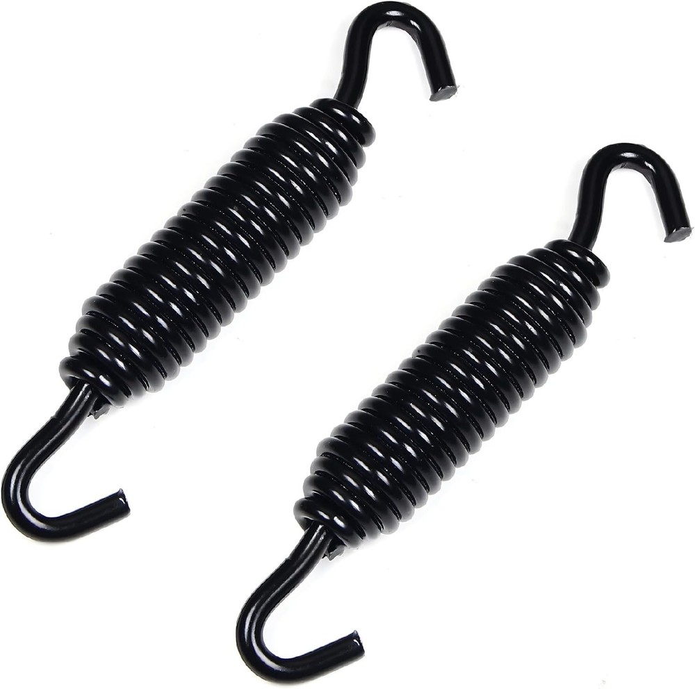 2-Pack black Chrome Kickstand Spring Jiffy Stand spring fits for Harley 2 Pack