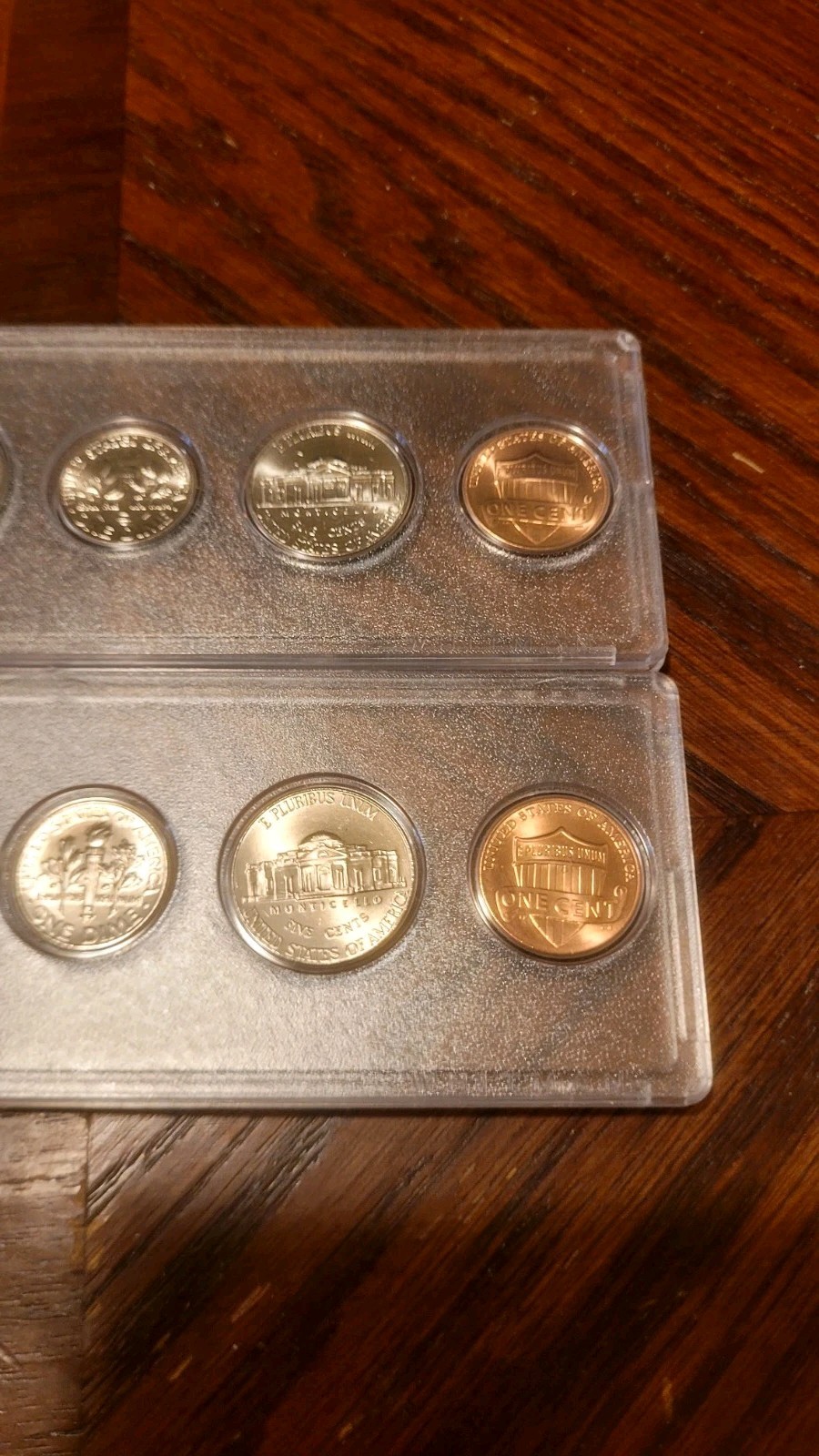 2025 P&D Brilliant Uncirculated Mint Sets 5 Coins Per Mint Whitman Holder