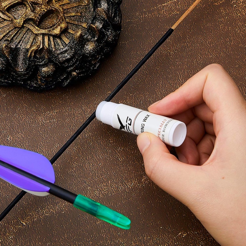 6 Pieces Bow String Wax Protective Rail Lube Bowstring Crossbow...