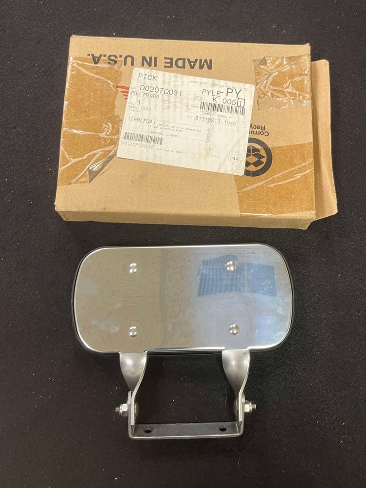 FREIGHTLINER MX409SSH RECTANGULAR CONVEX MIRROR W/ HARDWARE 8.25" x 4"