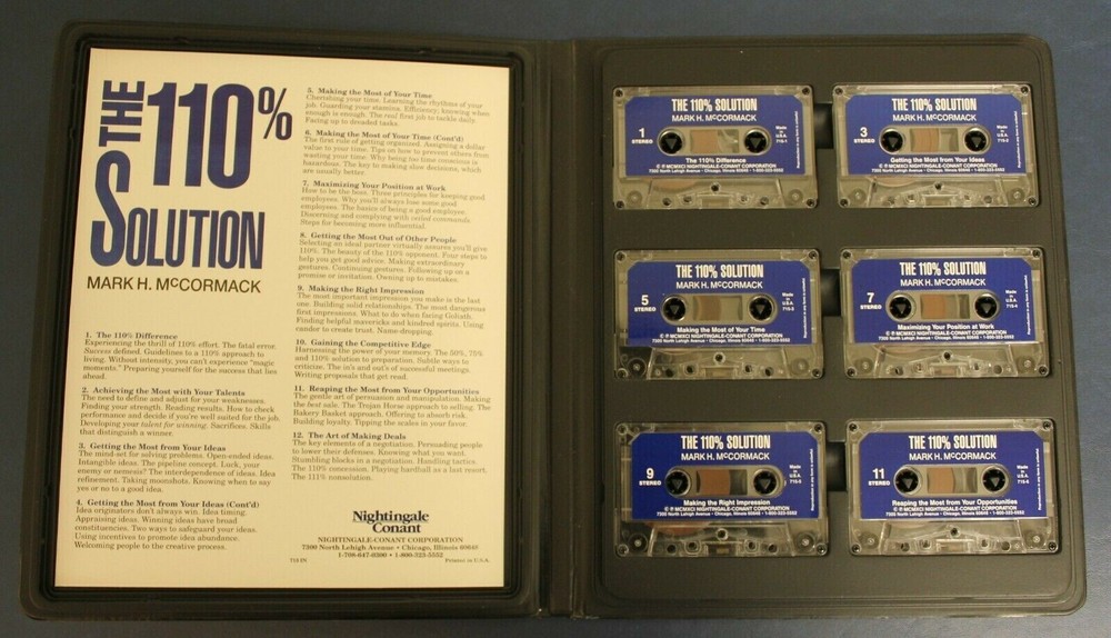 The 110% Solution (Cassette) - Mark McCormack