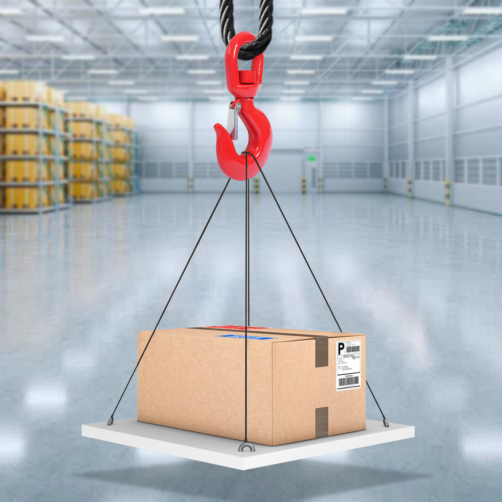 15T/33069.34lb Heavy Duty Swivel Lifting Hook Locking Swivel Hook w/Safety Latch