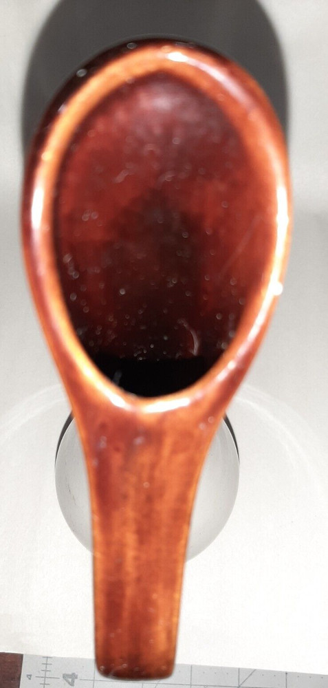 pottery pitcher white and brown drip spout 10"