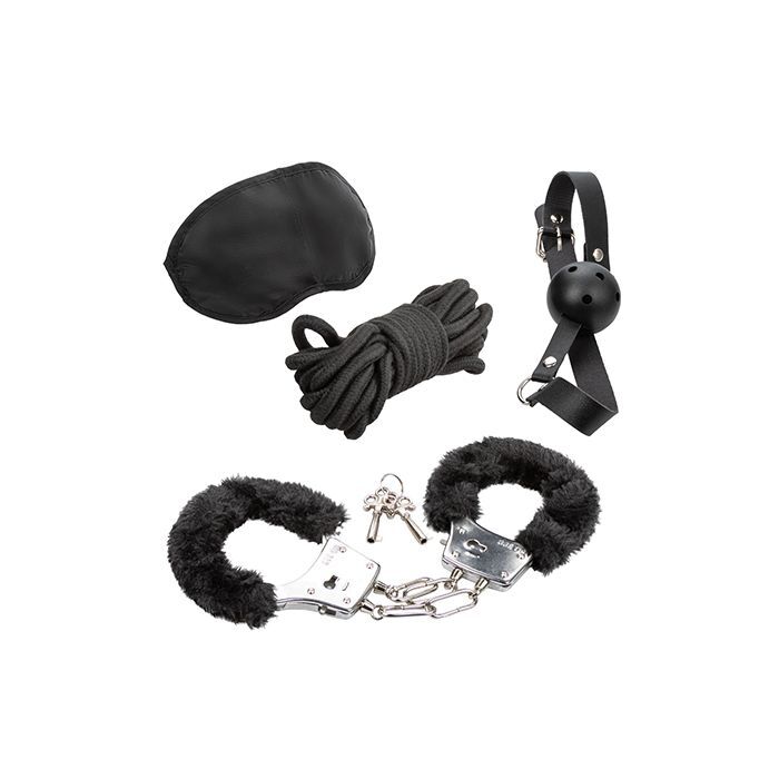CalExotics Restraint Pleasure Kits Explorer Collection Black