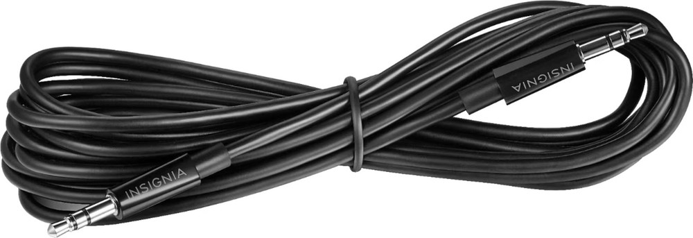 Insignia- 10' 3.5mm Audio Cable - Black