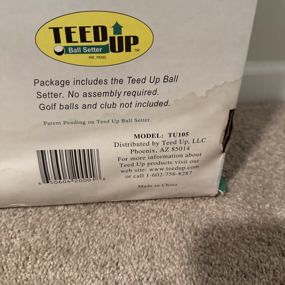 Golf Teed Up Home Driving Range with Gravity Feed Ball Tee Practice System