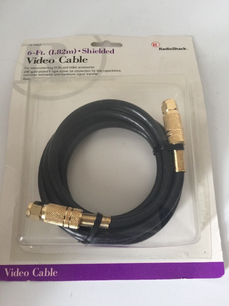 RadioShack 15-1542A 6ft Video Cable