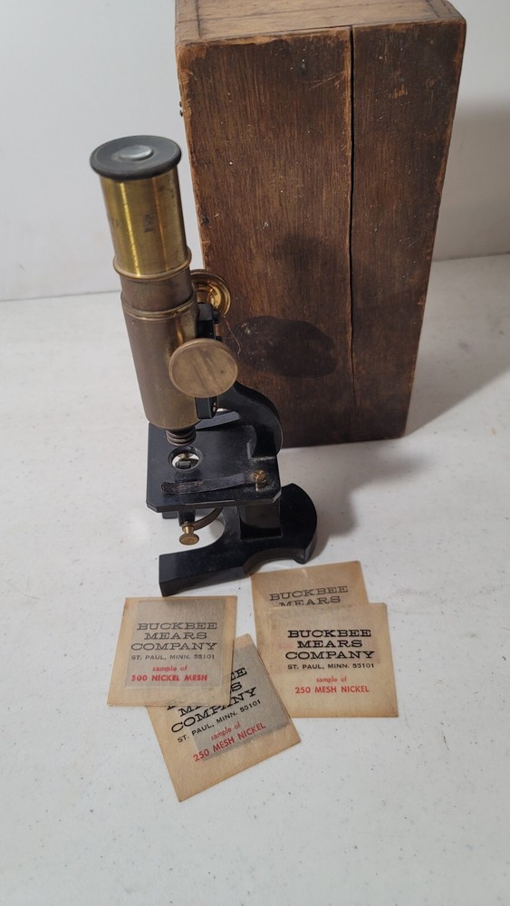 Antique Brass Student Microscope