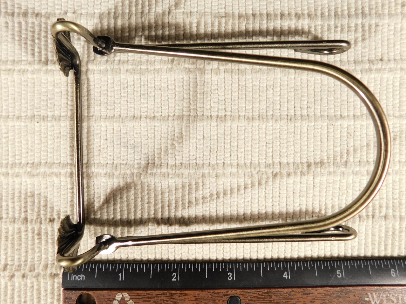 Easel Display Stand Metal Medium Size Adjustable Sea Shell Design