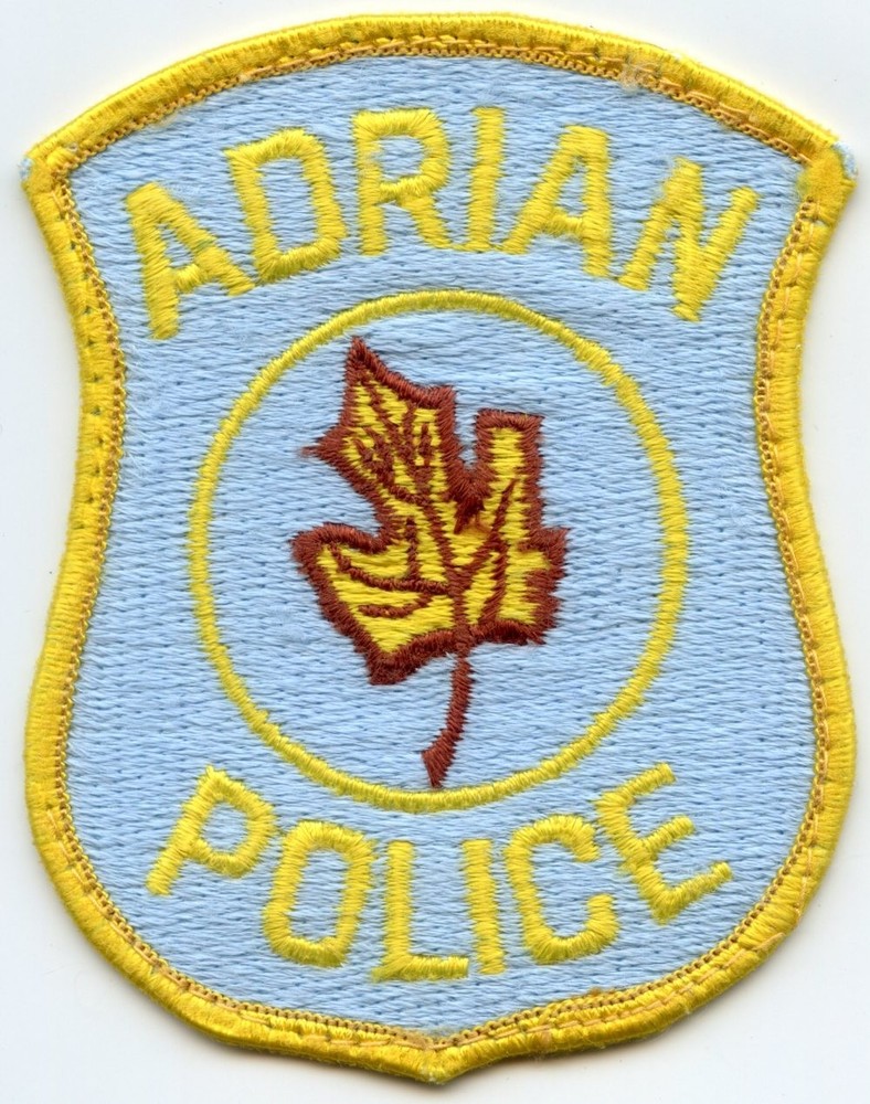 ADRIAN MICHIGAN POLICE PATCH