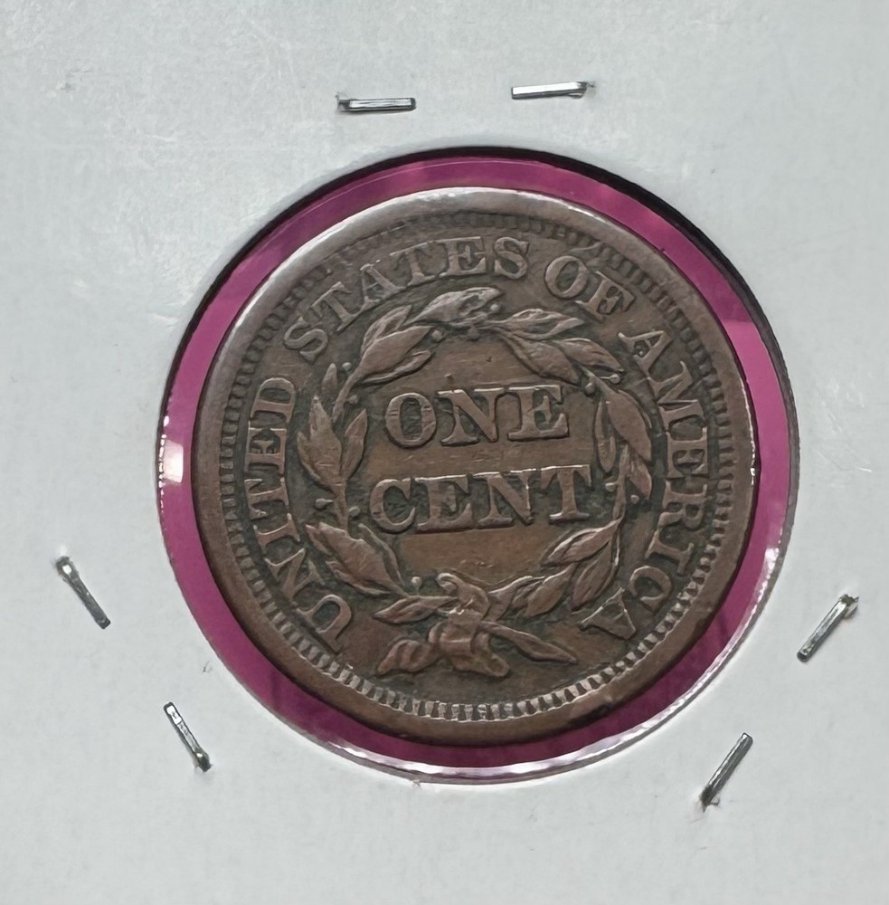 1850 Large Cent Coin Mid-Grade Old US Coin