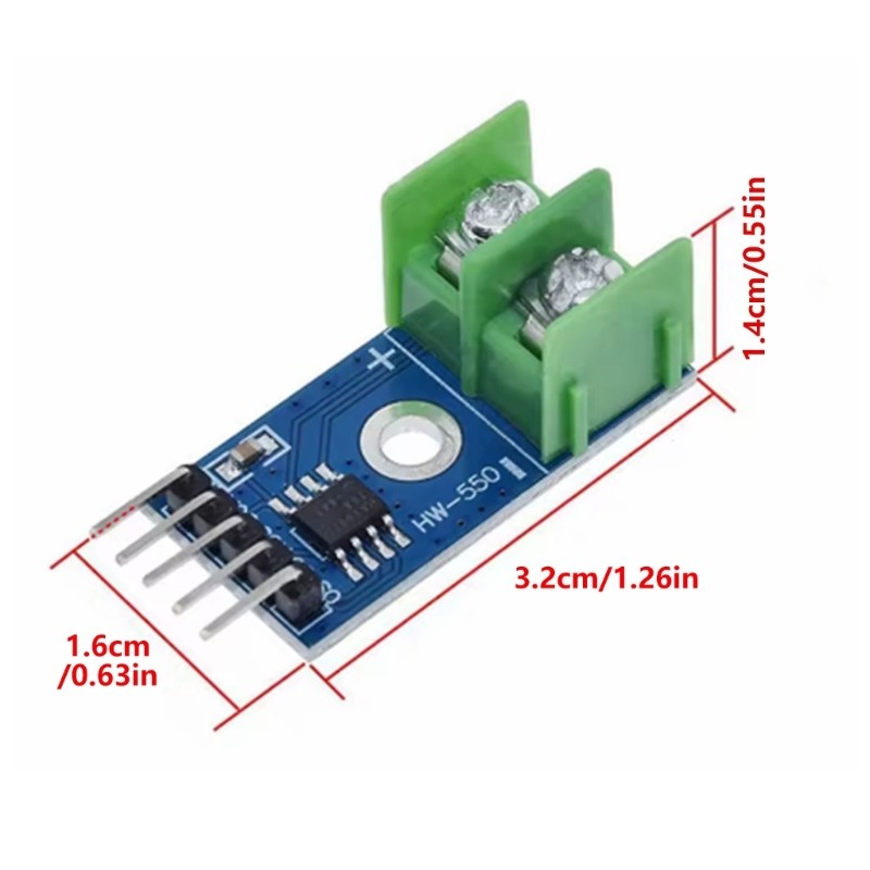 MAX6675 K Type Thermocouple Sensoring Module With Cold Junction Compensation