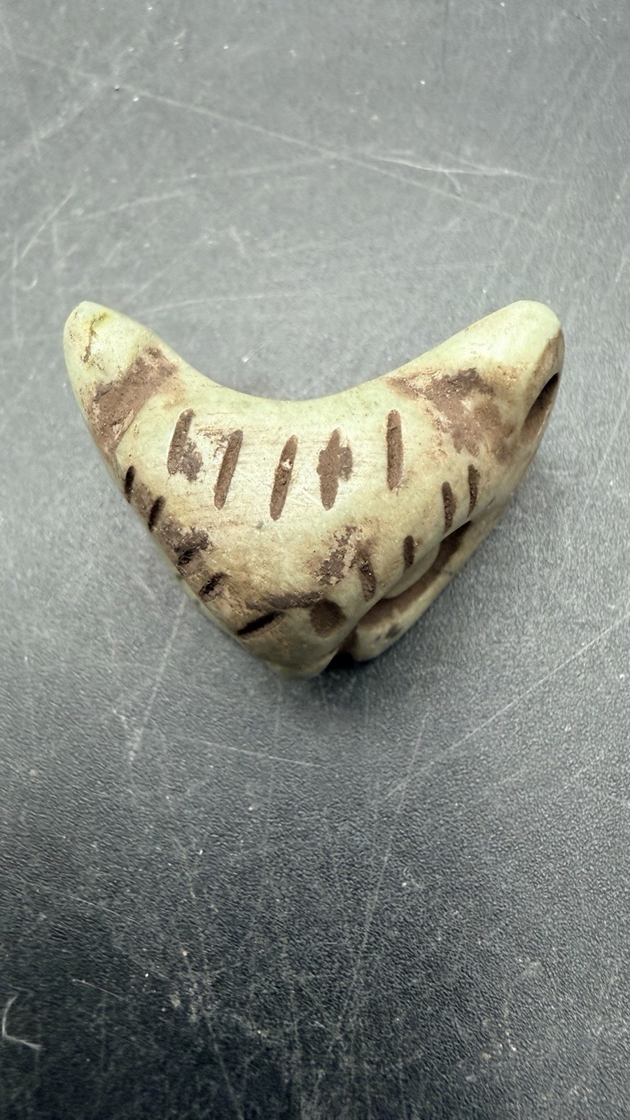 Blue Calcite Xicuco Alien Bead Tula Mexico Anunakki Ancient Alien Ojuelos