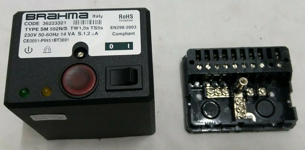 Brahma Burner Controller SM 592 N/S Voltage: 230V