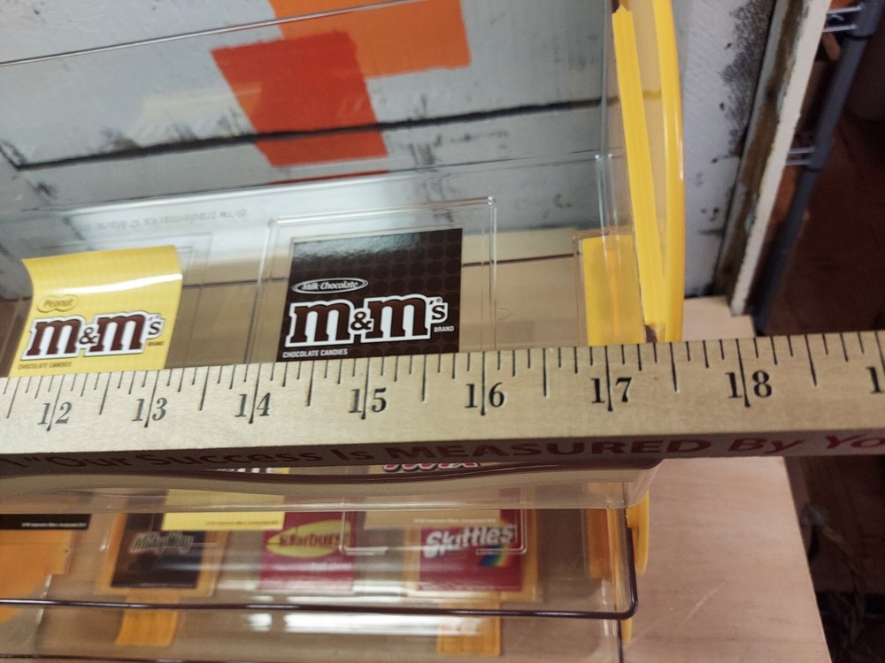 Vintage 3 Tiered Plastic Mars Candy Display NOS