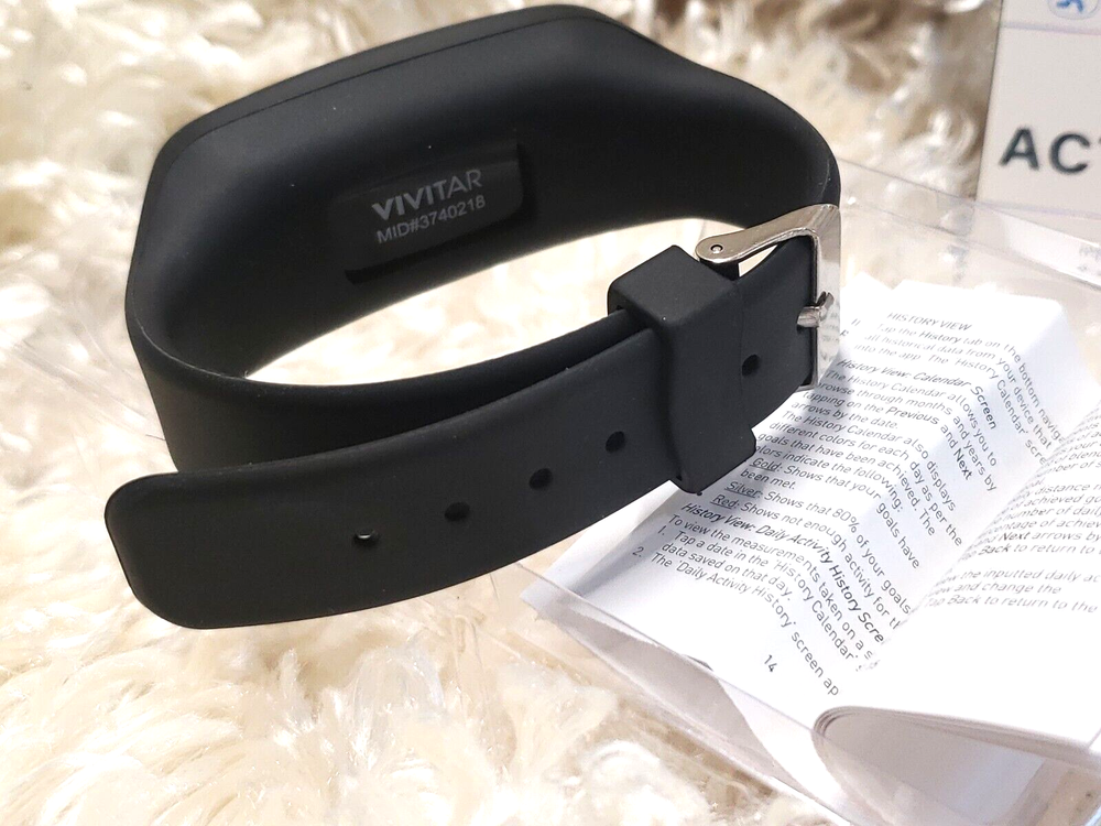 VIVITAR 2018 Activity Action Black Wrist Tracker NOB!