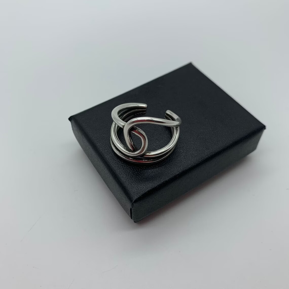 Knot Thumb Ring 925 Sterling Silver Band & Statement Ring Handmade Ring All Size