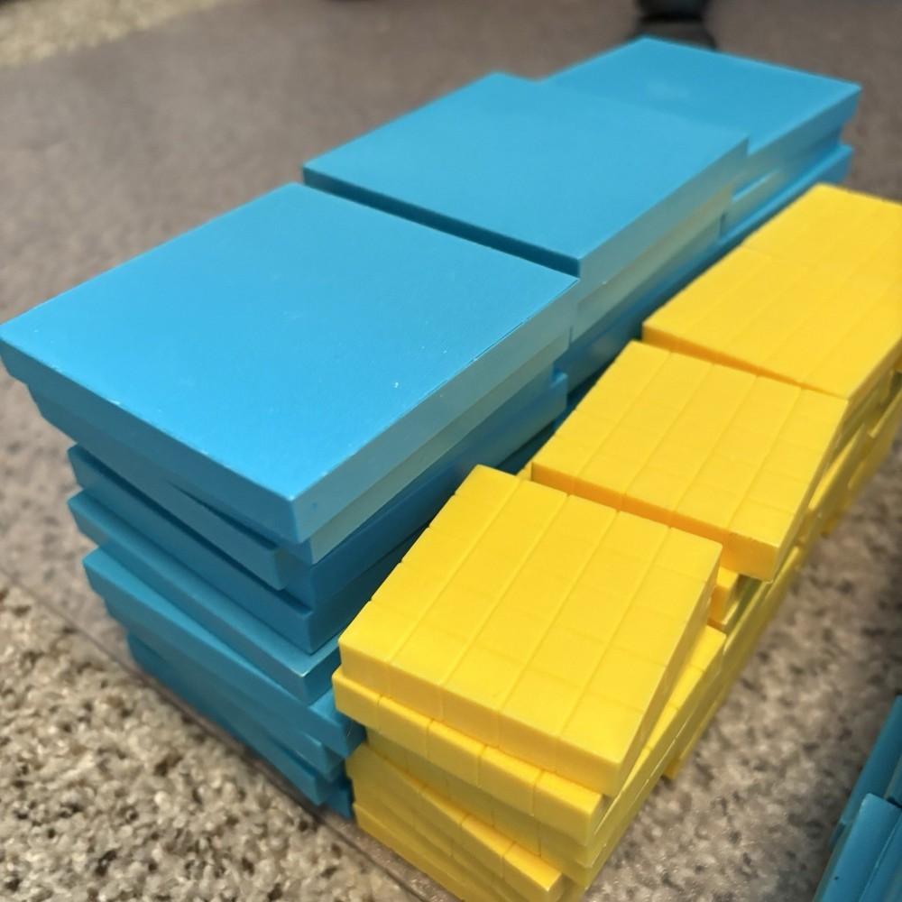 Huge Lot Algebra Lab Gear Student MULTIPLE SETS Math Manipulatives 500+ Pieces