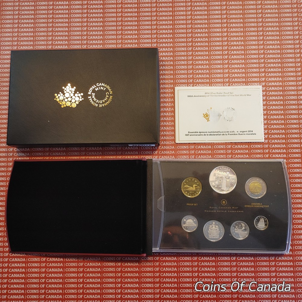 2014 Canada Special Edition Silver Dollar Proof Set -Damaged Case #coinsofcanada