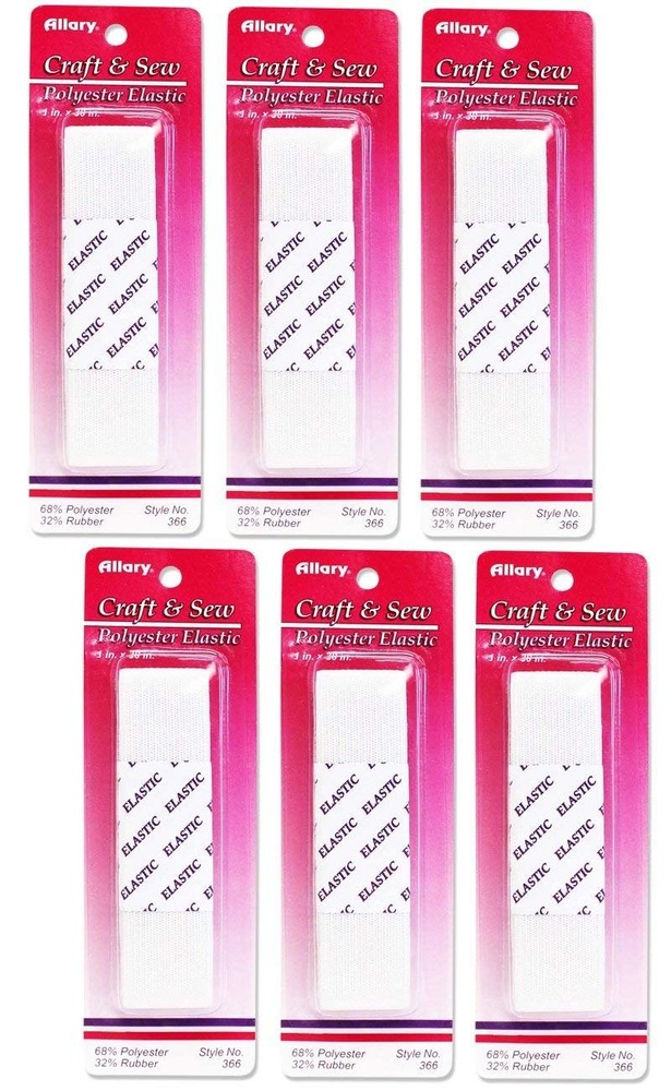 Allary 366 - 1" x 30" Polyester Elastic - Multipacks