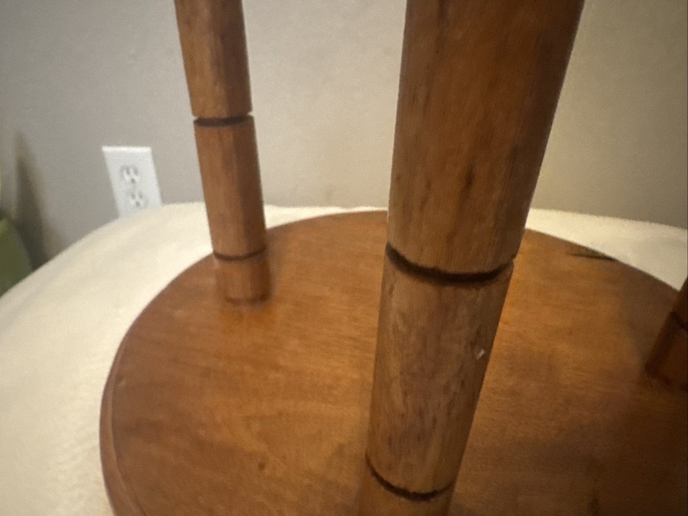 Vintage Milk Stool Solid Wood