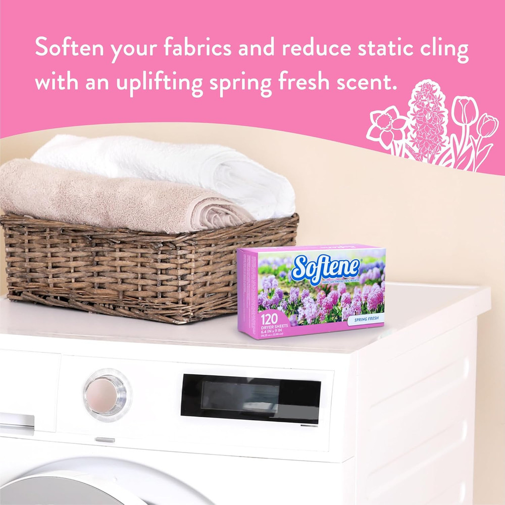 Spring Fresh Dryer Sheets 120Ct