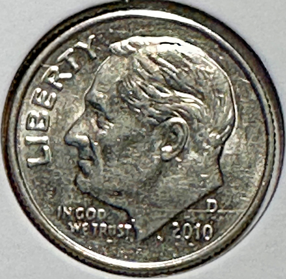 2010 D Roosevelt Dime