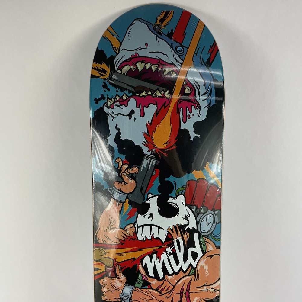 Mild War Warrior skateboards deck 7.75” RARE quality
