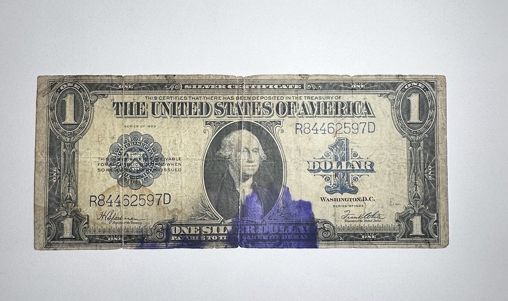 1923 $1 Silver Certificate Large Size HORSE BLANKET Note #48997