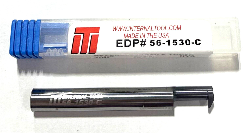 Internal Tool Solid Carbide Reverse Profile Grooving Tool .300 Min Bore .500 Max