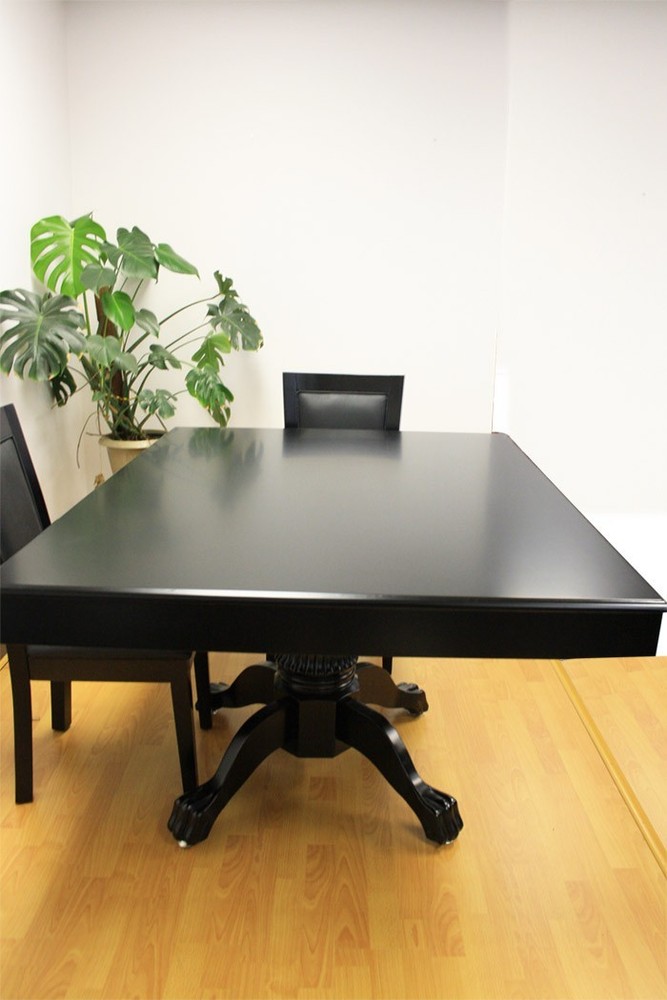 Luxury MRC Poker Table MINI MONARCH Black Solid Wood Legs Plus Dining Table Top
